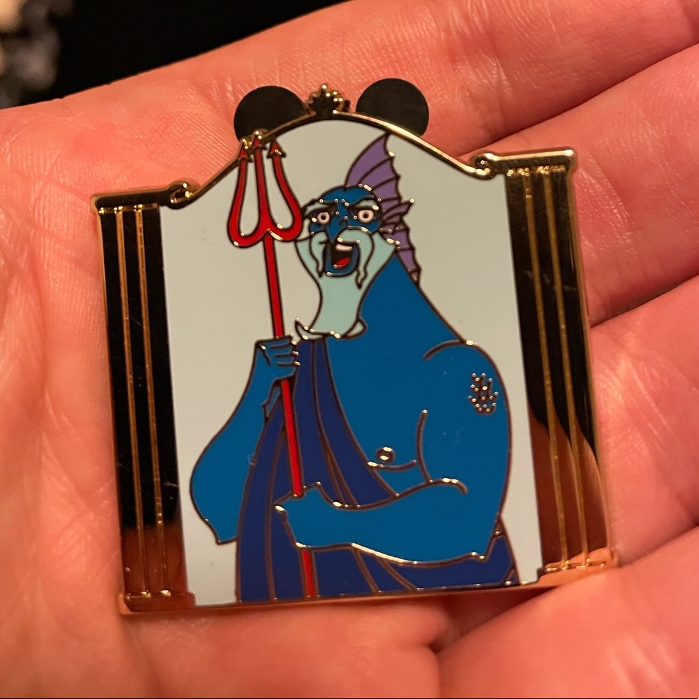 Poseidon Disney pin